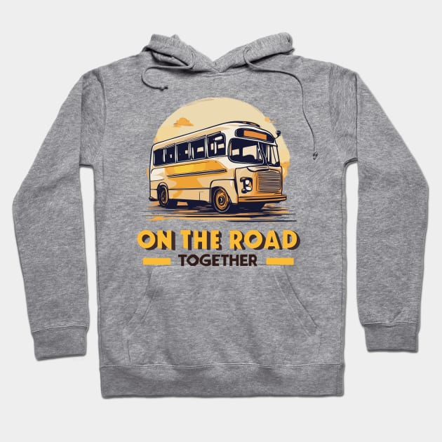 On The Road Together Hoodie by Jakys